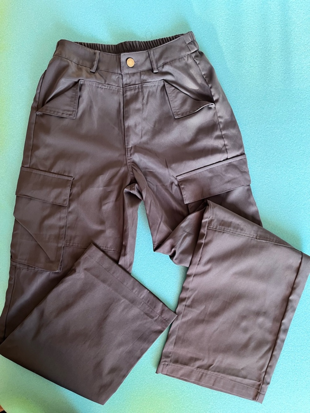 Women’s Dark Gray Cargo Pants - Classic Utility Style